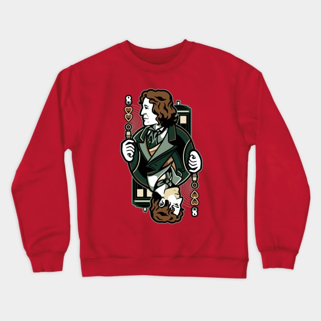 8th of Hearts Crewneck Sweatshirt by WinterArtwork